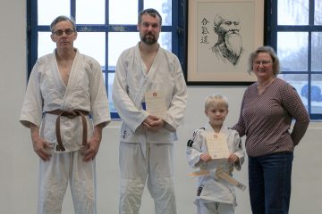 Gelbgurtprüfung Aikido-Kinder Dezember 22